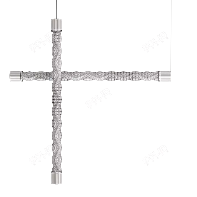 Milosh Tendence Pendant Light 3D model image 2