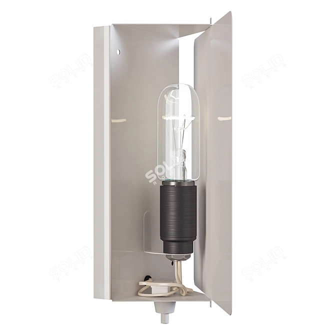 Rotating Panel Wall Light 1960s 3D model image 1