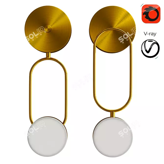 RODNY Collection Modern Design Lamp 3D model image 1