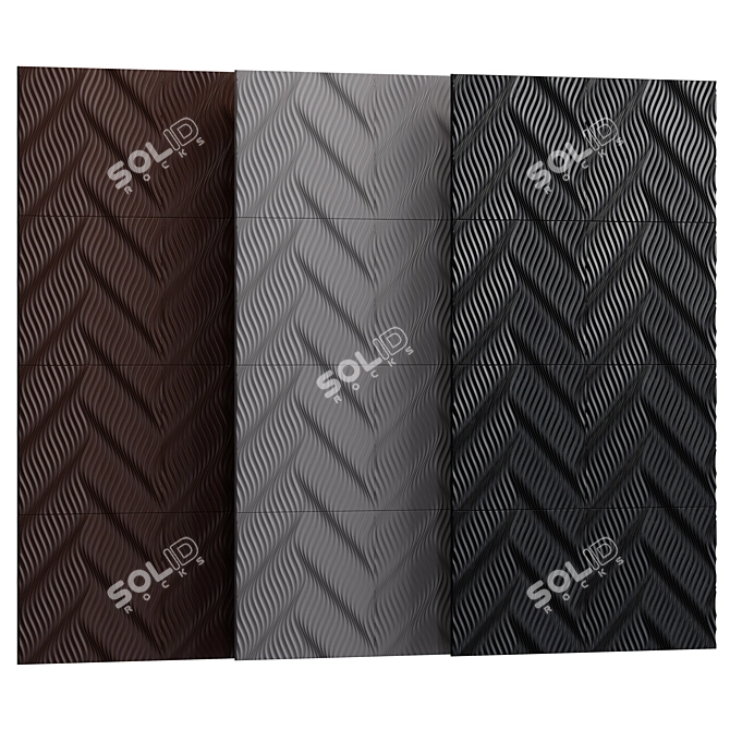 Versatile 3D Panel Design 3D model image 1