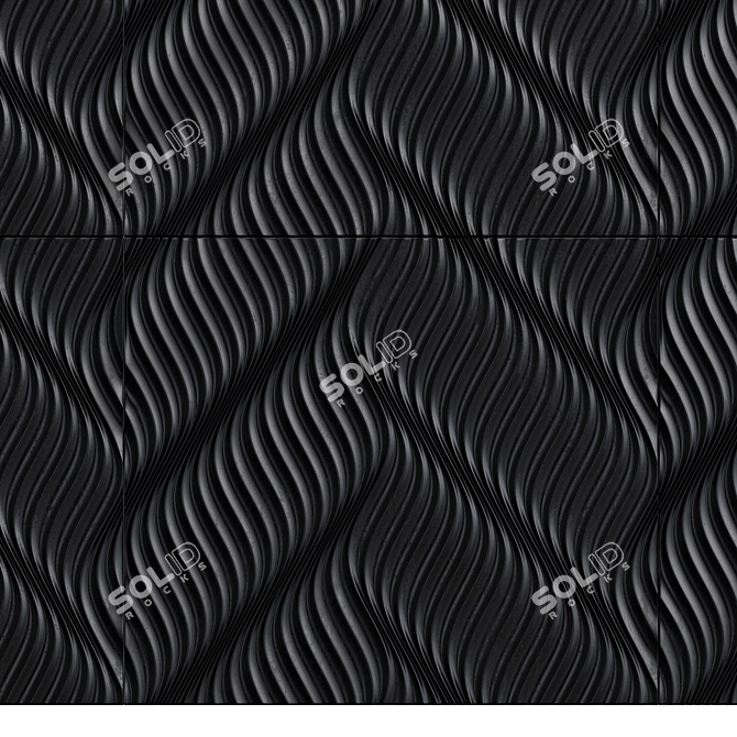 Versatile 3D Panel Design 3D model image 2