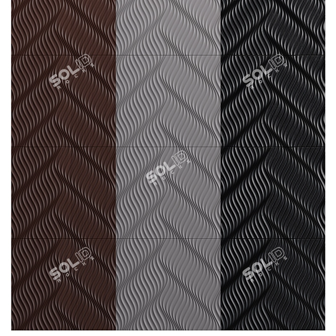 Versatile 3D Panel Design 3D model image 4