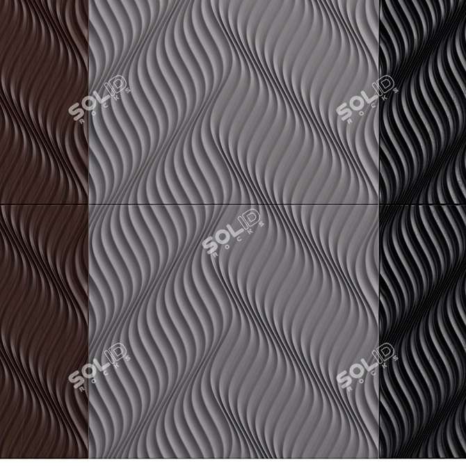 Versatile 3D Panel Design 3D model image 6