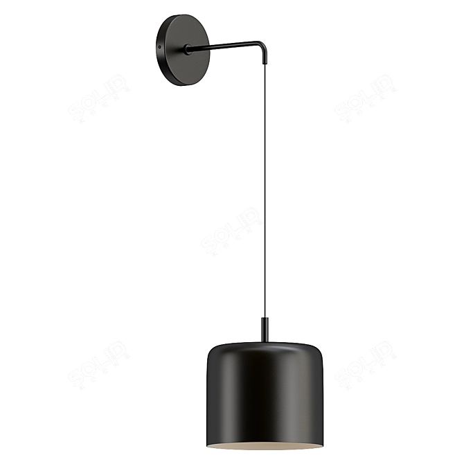 Elegant Wall Lighting Fixture 3D model image 1