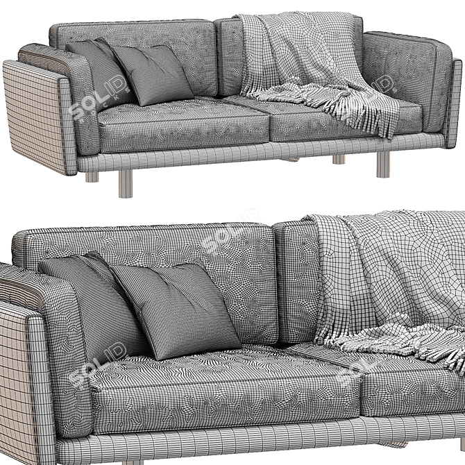 Fredericia Divan Sofa - Modern Elegance 3D model image 4