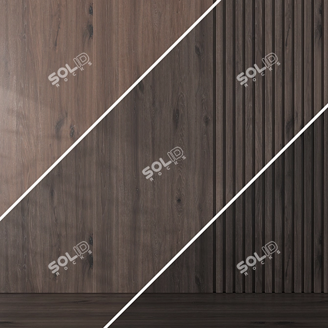 Oak Textures Bundle 042 3D model image 5