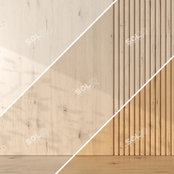 Oak Wood Texture Pack 048 3D model image 2