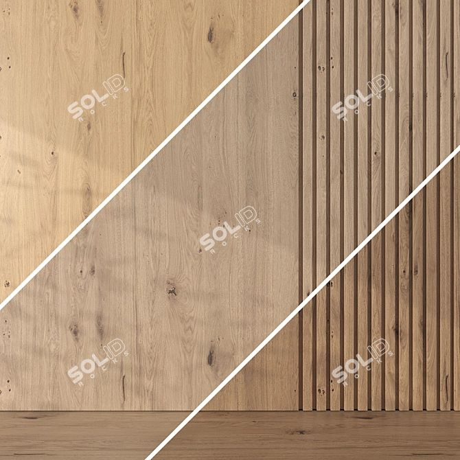 Oak Wood Texture Pack 048 3D model image 3