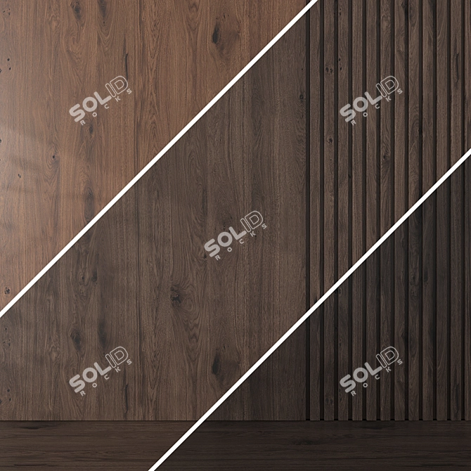 Oak Wood Texture Pack 048 3D model image 5