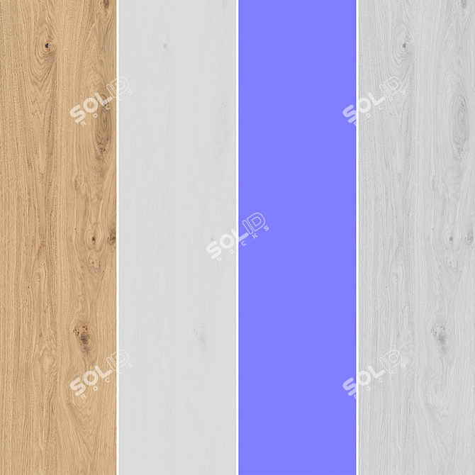 Oak Wood Texture Pack 048 3D model image 6
