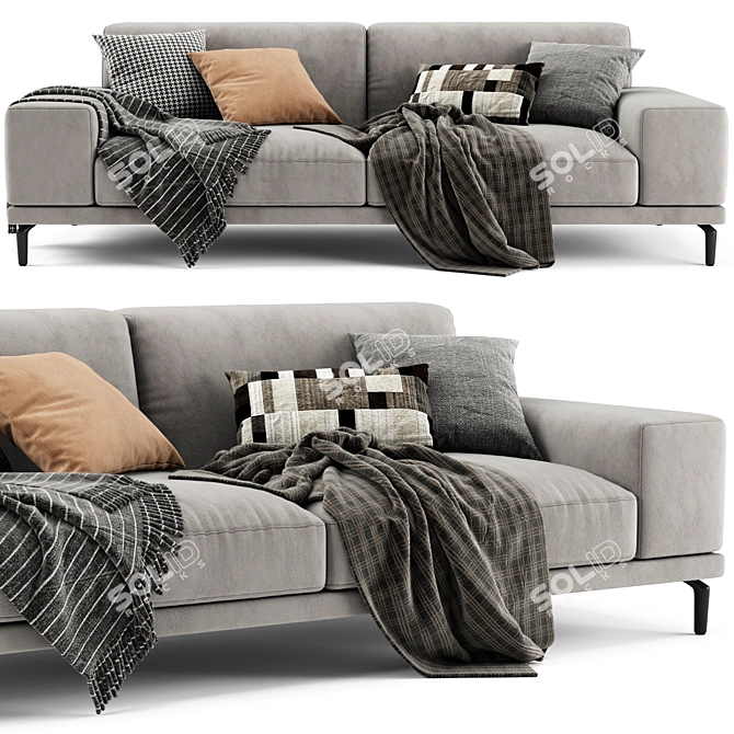 Modern Ditre Italia Blake Sofa 3D model image 2