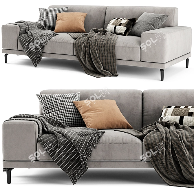 Modern Ditre Italia Blake Sofa 3D model image 3