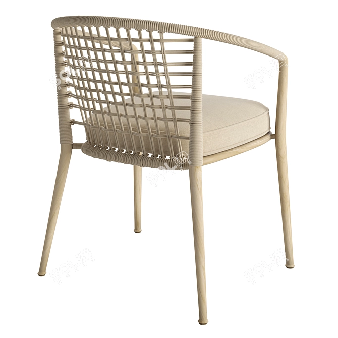 Modern Bebitalia Chair Table Set 3D model image 4