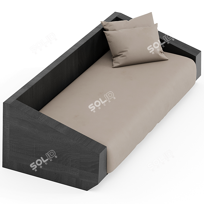 Modern Luxe Daybed by Kooku 3D model image 2