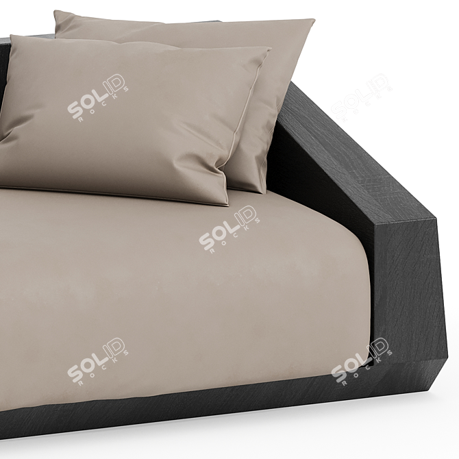 Modern Luxe Daybed by Kooku 3D model image 3