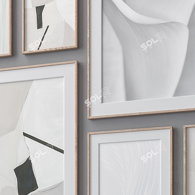 3D Wall Art Set Download 3D model image 3