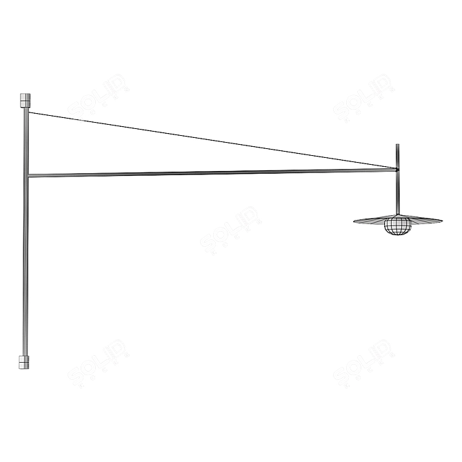 Vibia Tempo Wall Lamp 3D model image 2