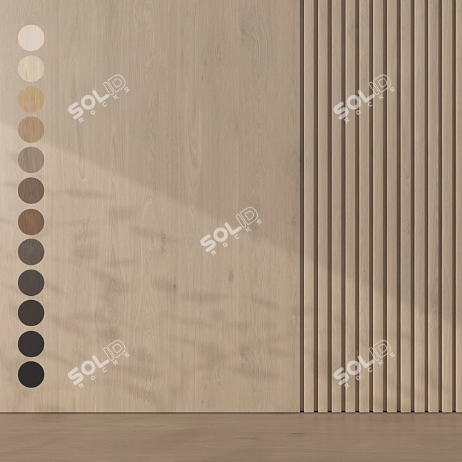  Seamless Oak Textures Collection 3D model image 1