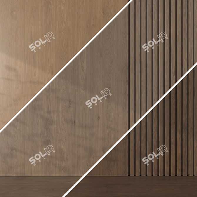  Seamless Oak Textures Collection 3D model image 3