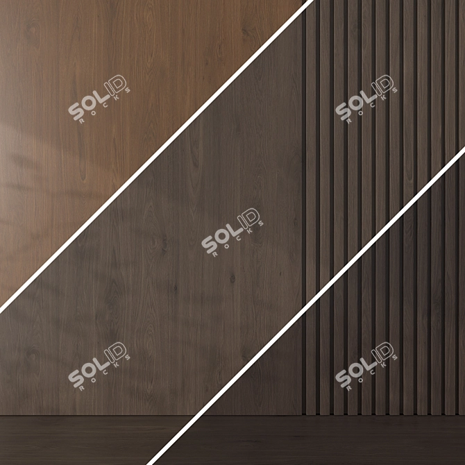  Seamless Oak Textures Collection 3D model image 4