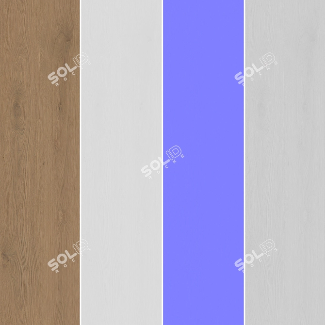  Seamless Oak Textures Collection 3D model image 6