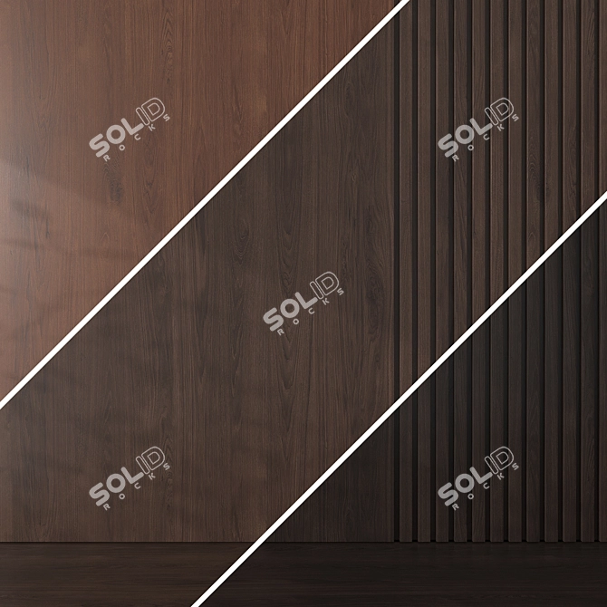 Seamless Oak Texture Pack 3D model image 5