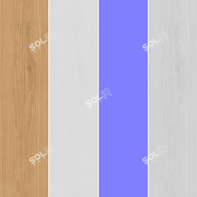 Seamless Oak Texture Pack 3D model image 6