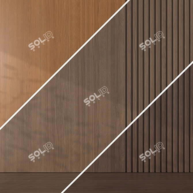 Oak Textures Bundle 058 3D model image 4