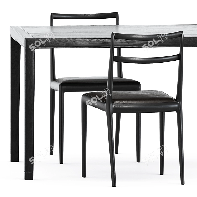 Minimalist Furniture Set by Timeandstyle 3D model image 3