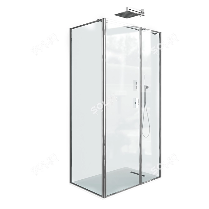 Translated Description:
In the directory: options for Radaway shower enclosures, with Vray and Corona renders, UV mapping for excellent visuals.

Rad 3D model image 6