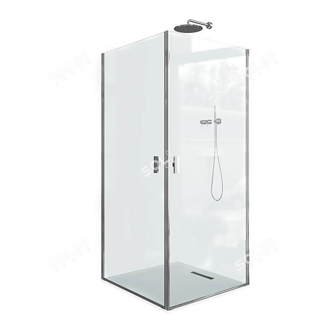 Translated Description:
In the directory: options for Radaway shower enclosures, with Vray and Corona renders, UV mapping for excellent visuals.

Rad 3D model image 7