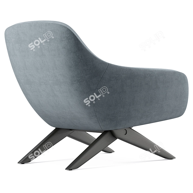 Modern Marlon Chair for V-Ray 3D model image 3