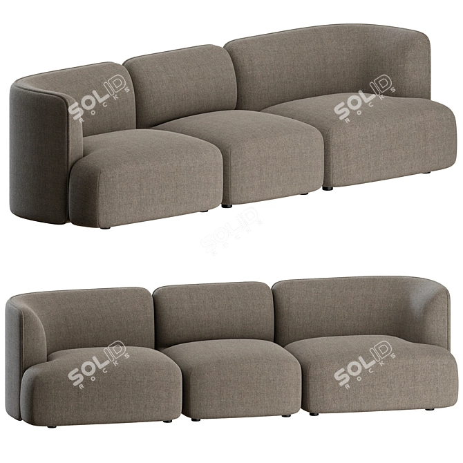 Wendelbo Panorama Modular Sofa 02 3D model image 1