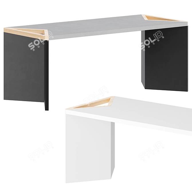 Minimalist Y-TABLE by Furniture 3D model image 1