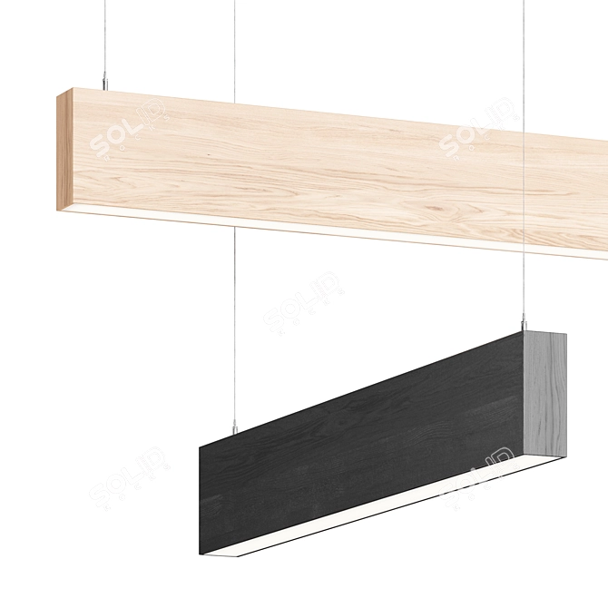 Minimalist Line Lamp byfurniture 3D model image 4