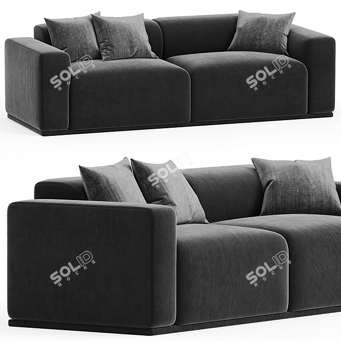 Elegant & Comfortable Wallace Sofa 3D model image 1