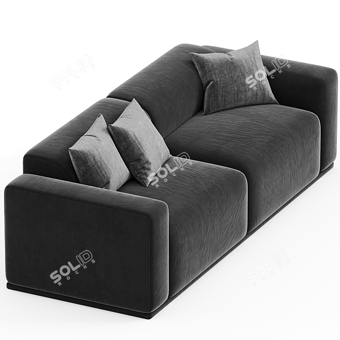 Elegant & Comfortable Wallace Sofa 3D model image 2