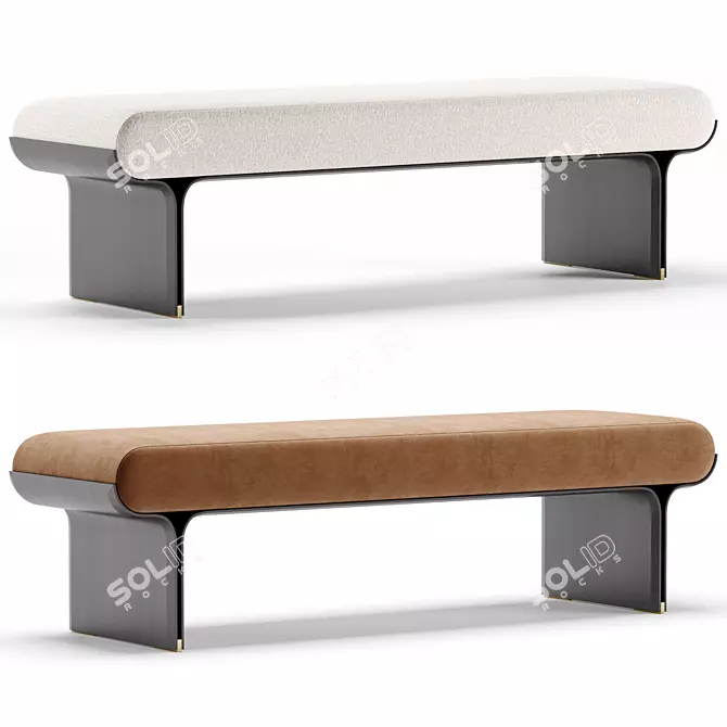  Galotti&Radice Stami Indoor Bench 3D model image 2