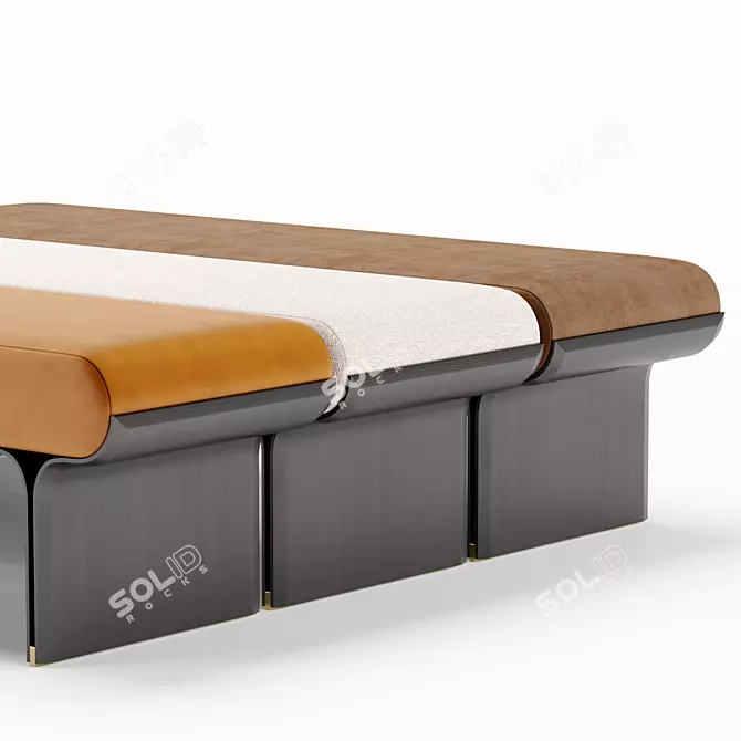  Galotti&Radice Stami Indoor Bench 3D model image 3