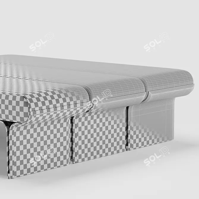  Galotti&Radice Stami Indoor Bench 3D model image 4