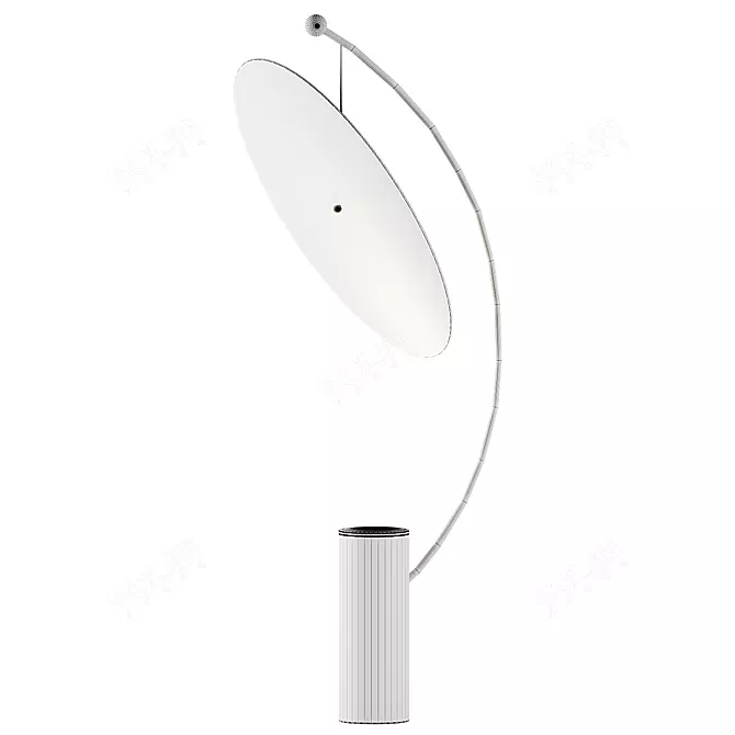 Elegant Geneva Floor Lighting 3D model image 2