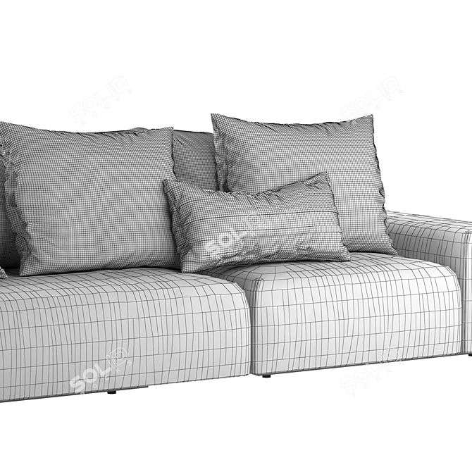 Modular Monsieur Sofa in 3D 3D model image 4