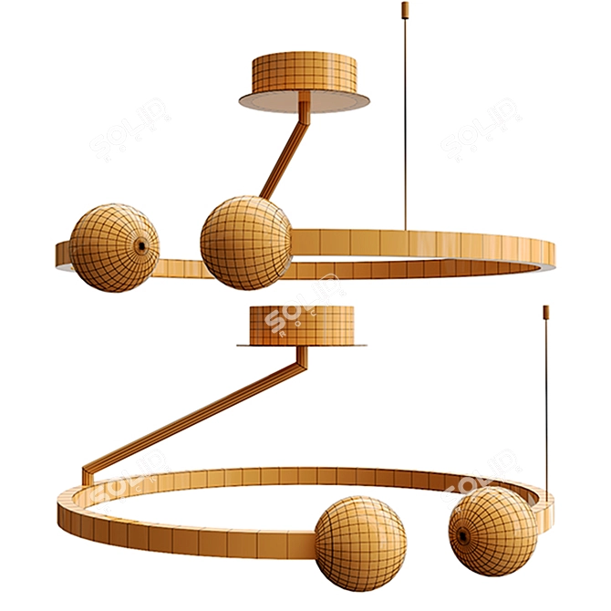 BEGGA Design Lamp Ø 50 cm 3D model image 3