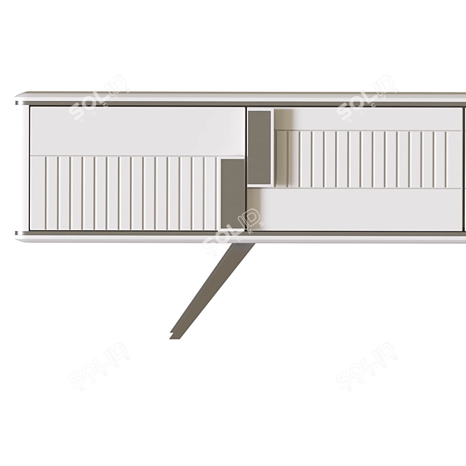 Sleek Modern Pablo TV Unit 3D model image 3