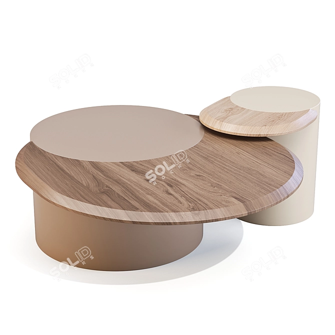 SBW Australia: Josef Coffee/Side Table 3D model image 2