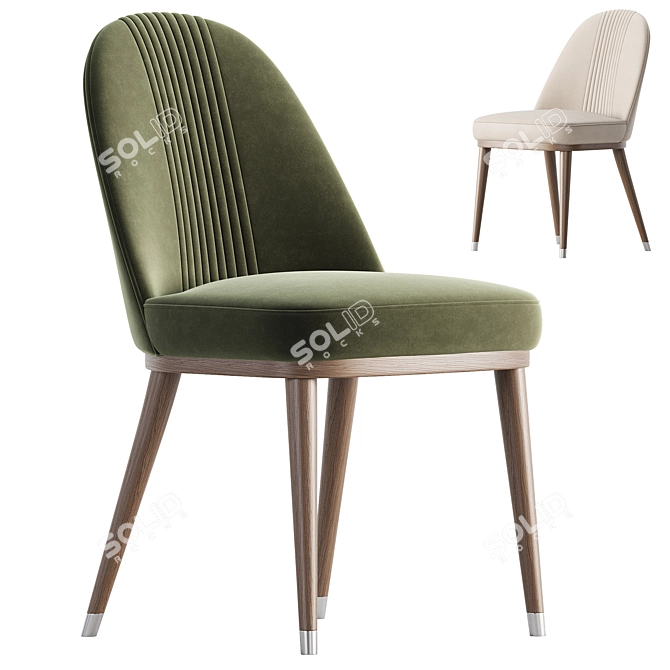 Modern Cocoon Dining Chair in 2021 3D model image 1