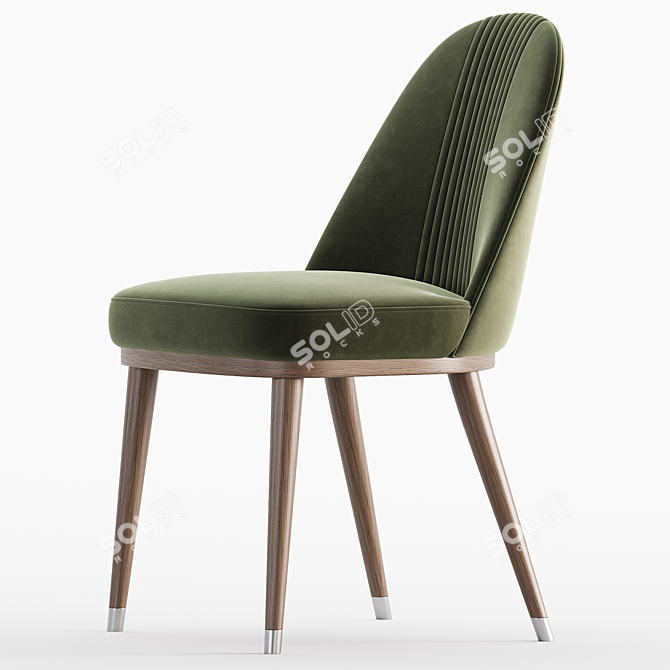 Modern Cocoon Dining Chair in 2021 3D model image 4