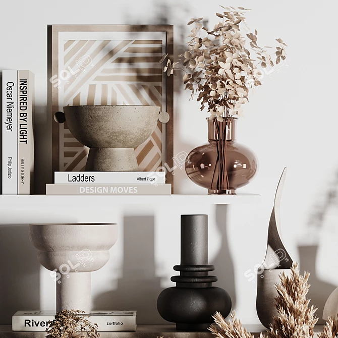 Vintage Decorative Set40: 3D Models 3D model image 3