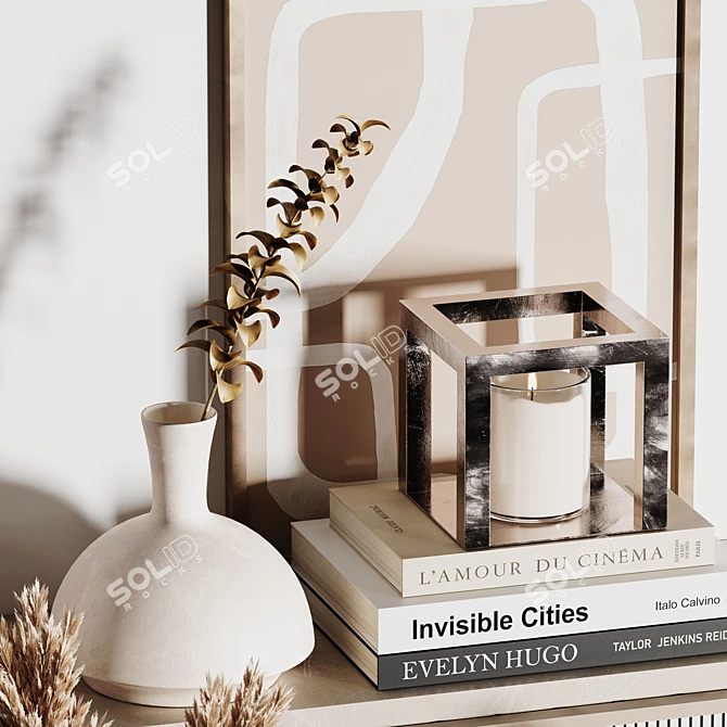 Vintage Decorative Set40: 3D Models 3D model image 4