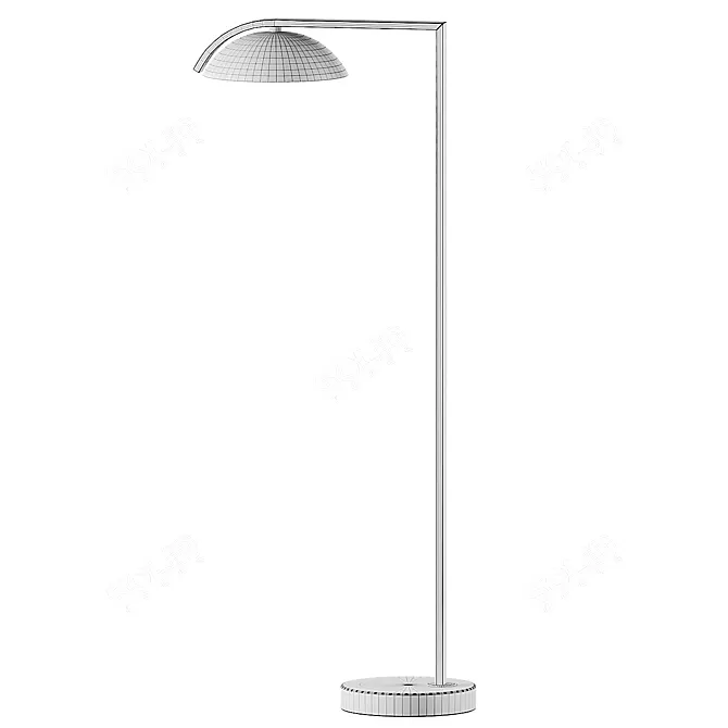 Elegant Belgrave Globe Floor Lamp 3D model image 3